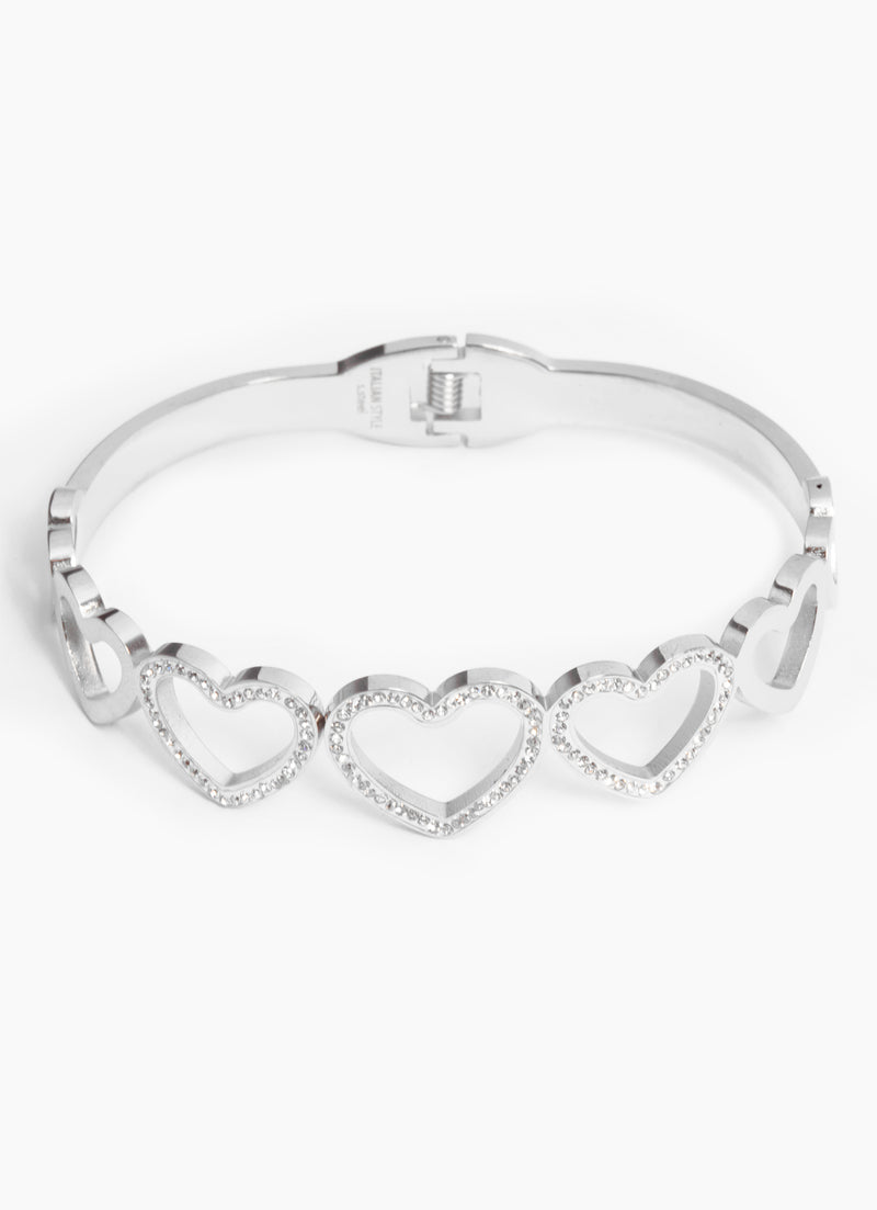 Love hearts bracelet